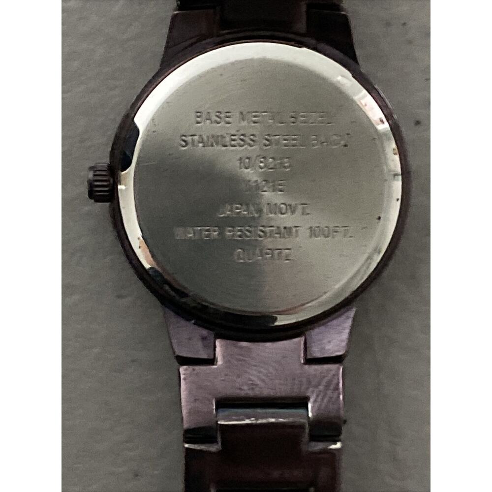 Anne Klein AK Ladies Watch Gemmed Bezel Dial Water Resistant 100ft Needs Battery - Picture 7 of 11